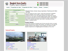 Tablet Screenshot of bangkokhomequality.com